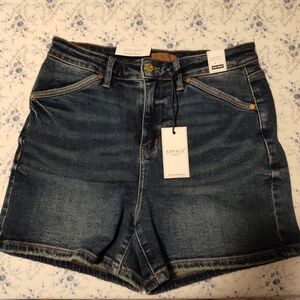 Judy Blue Women's Denim Shorts - Dark Blue